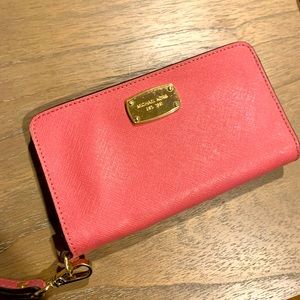 Michael Kors pink wallet